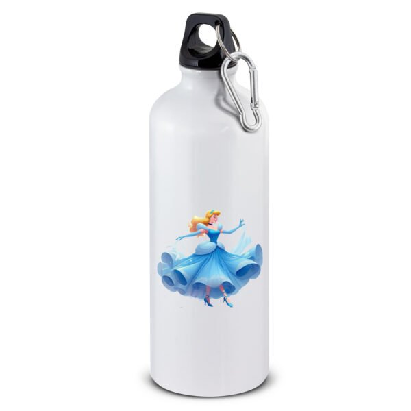 Personalised Girls Drinks Water Bottle School Boxed Disney Princess Cinderella3