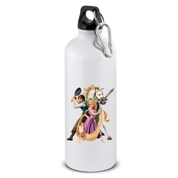 Personalised Girls Drinks Water Bottle School Boxed Disney Princess Rapunzel 3