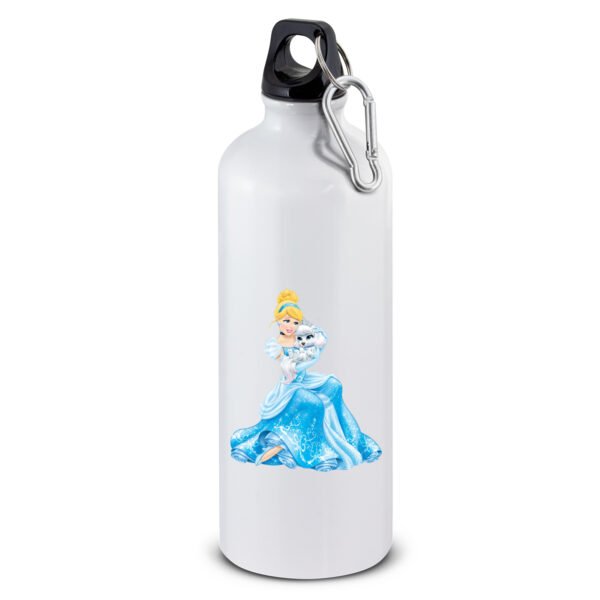 Personalised Girls Drinks Water Bottle School Boxed Disney Princess Cinderella2