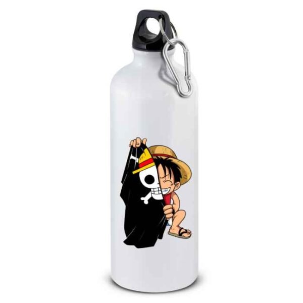 One Piece Luffy Saluts drinking bottle for anime fans 1