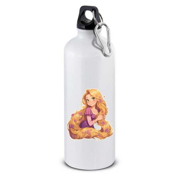 Personalised Girls Drinks Water Bottle School Boxed Disney Princess Rapunzel 6