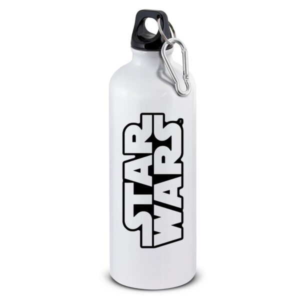 Star Wars white aluminum sports water bottle 1