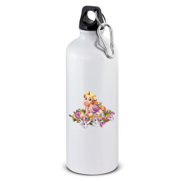 Personalised Girls Drinks Water Bottle School Boxed Disney Princess Rapunzel 1
