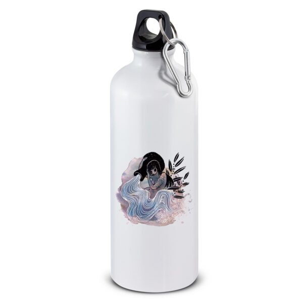 Aquarius Horoscope Sports Drinks Bottle Camping Flask - Star Sign Astrology