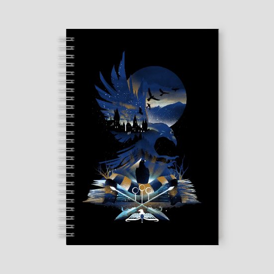 Ornate RAVENCLAW™ House Crest Notebook 3