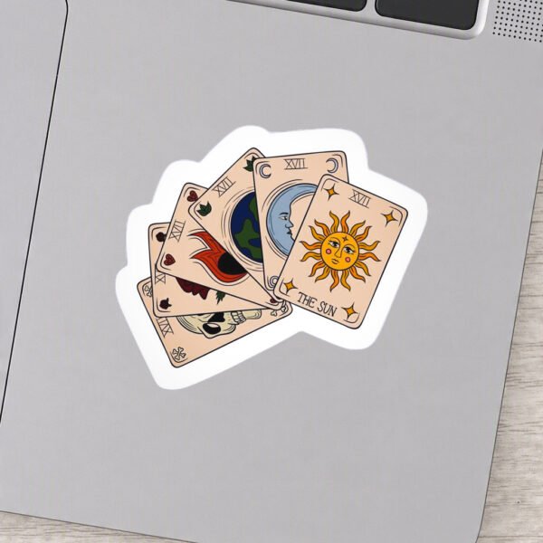 Divination Tarot Cards Sticker