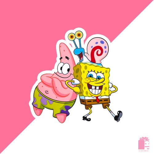 Spongebob Squarepants Patrick and Gary Sticker